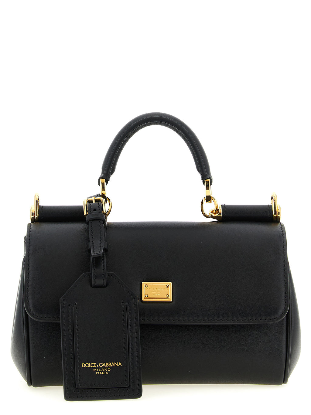 Dolce & Gabbana Black Calfskin Handbag