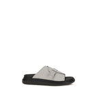 Alexander McQueen Gray Polyurethane Sandals