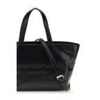 Alexander Wang Black Calf Leather Bos Taurus Shoulder Bag