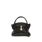 Balmain Black Calf Leather Bos Taurus Shoulder Bag