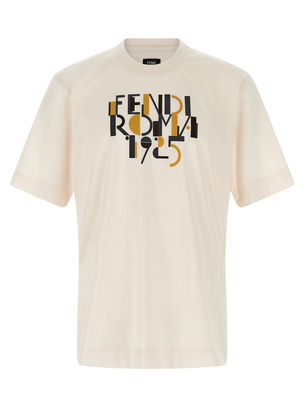 Fendi White Cotton T-Shirt