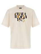 Fendi White Cotton T-Shirt