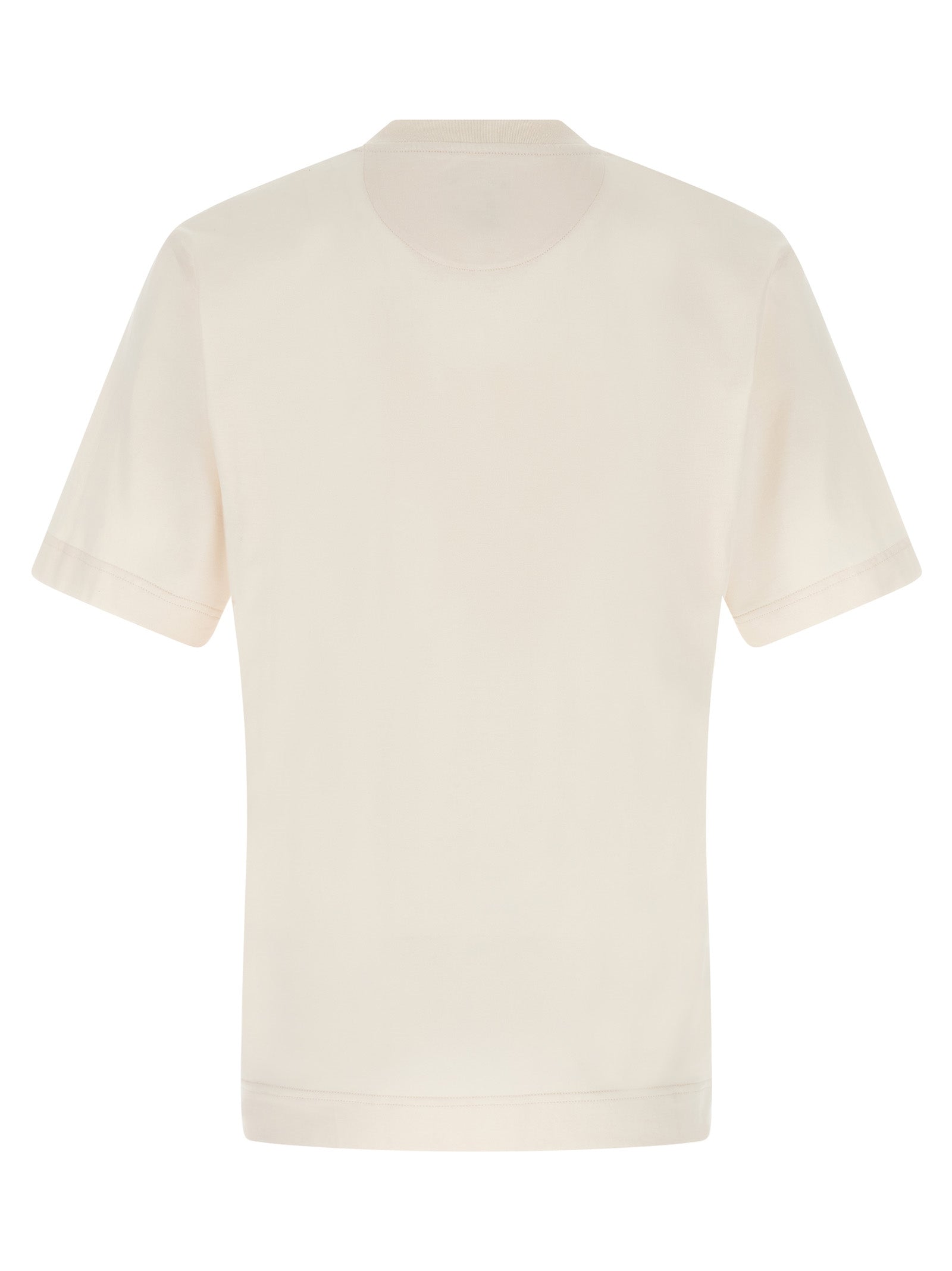 Fendi White Cotton T-Shirt