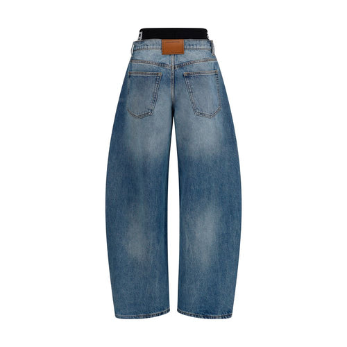Alexander Wang blå bomulds-jeans med afslappet pasform