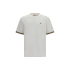 Burberry White Cotton T-Shirt