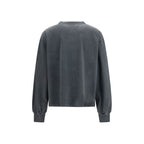 Ganni Gray Cotton Sportswear
