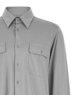 Tom Ford Gray Silk Blouse