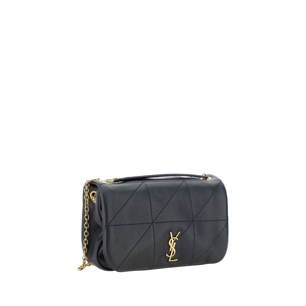 Saint Laurent Sort Lam Ovis Aries Aries Skuldertaske