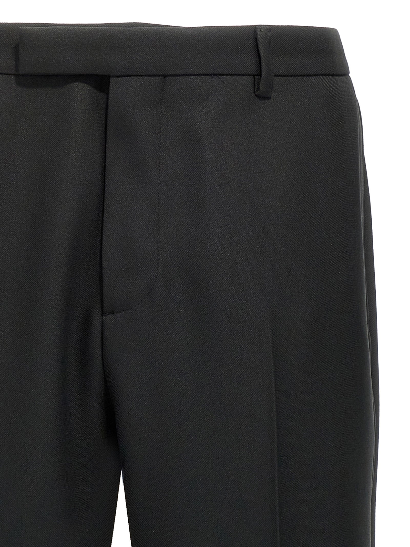 Gucci Black Polyester Casual Pants