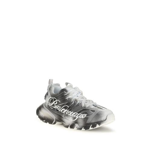 Balenciaga Szare Poliamidowe Sneakersy Sportowe