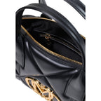 Love Moschino Sort Håndtaske i Polyethylen