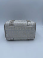 Fendi FENDI Mini Bauletto FF Zucchino Laminated Handbag