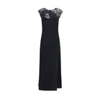 Ferragamo Black Silk Cocktail Dress