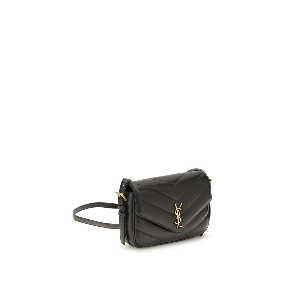 Saint Laurent Sort Lam Ovis Aries Aries Skuldertaske