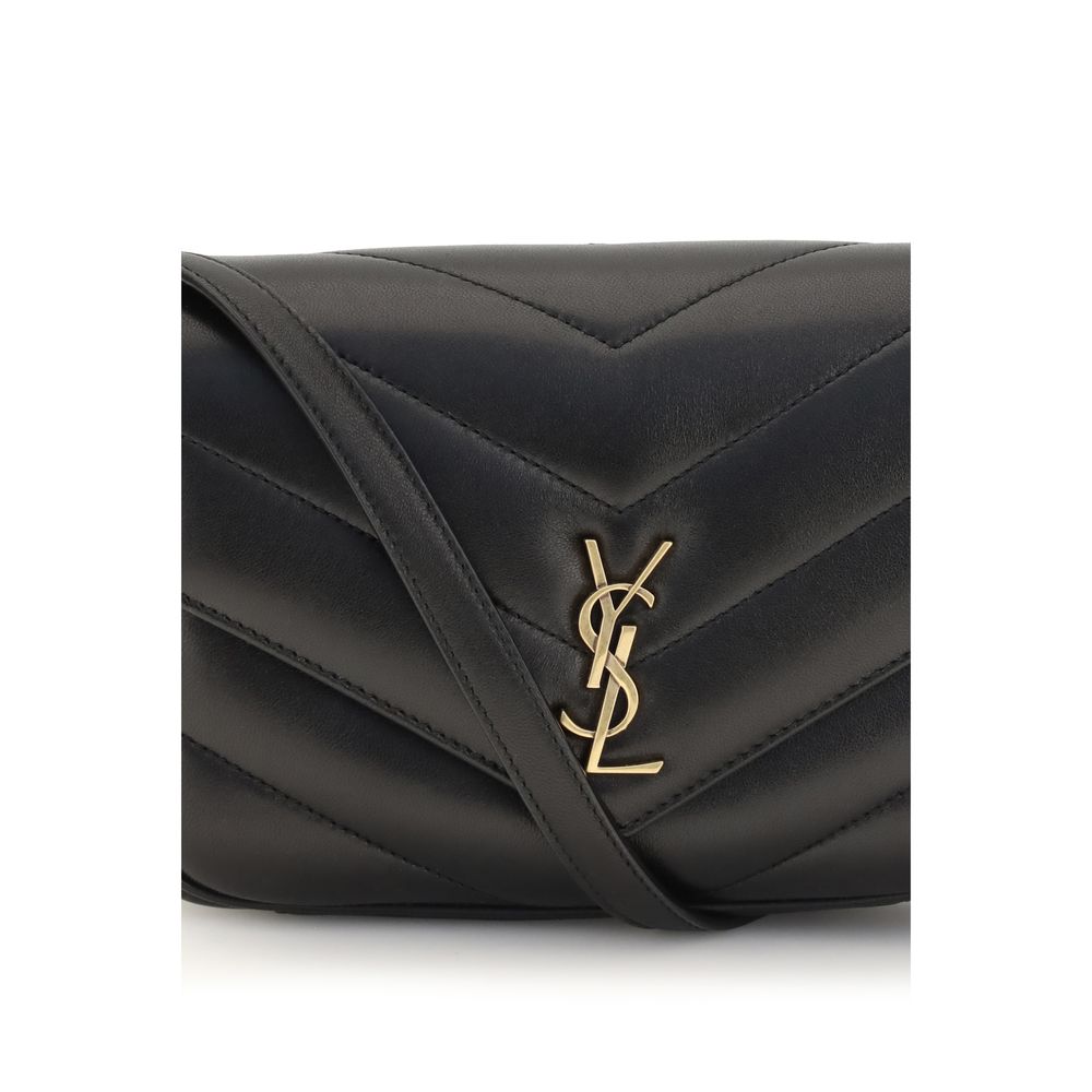 Saint Laurent Sort Lam Ovis Aries Aries Skuldertaske