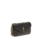 Torebka na ramię Saint Laurent Black Lamb Ovis Aries Aries