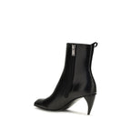 Alexander McQueen Black Calf Leather Bos Taurus Lace-Up Boots
