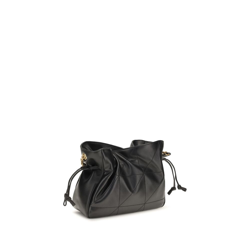Saint Laurent sort clutch i lammeskind (Ovis Aries Aries)