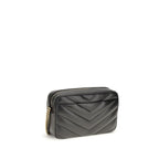 Saint Laurent Black Lamb Ovis Aries Aries Shoulder Bag