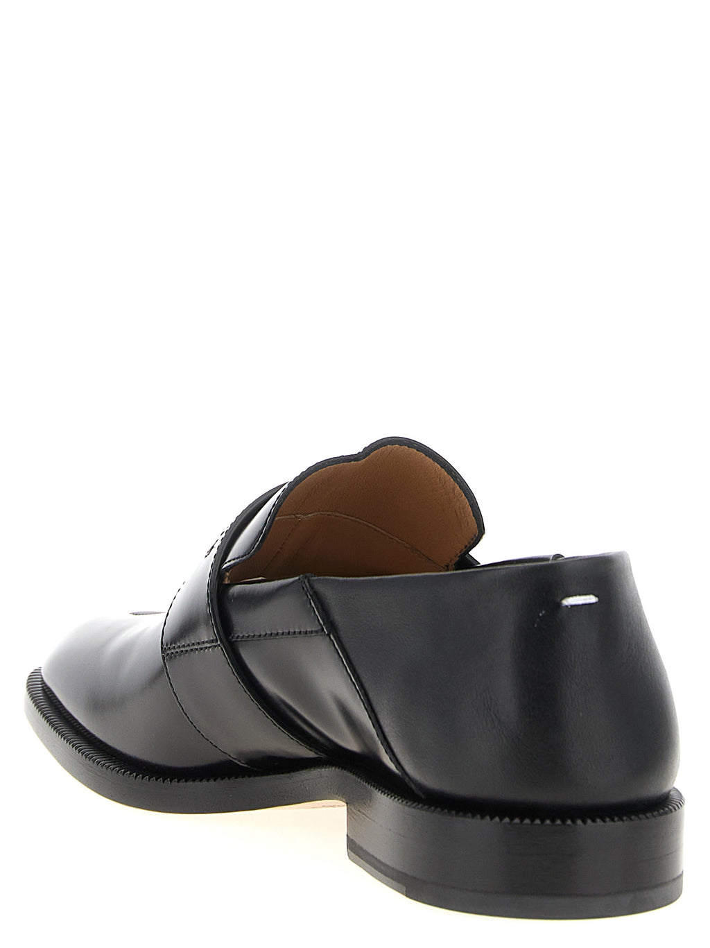 Maison Margiela Black Calfskin Slip-On Loafers
