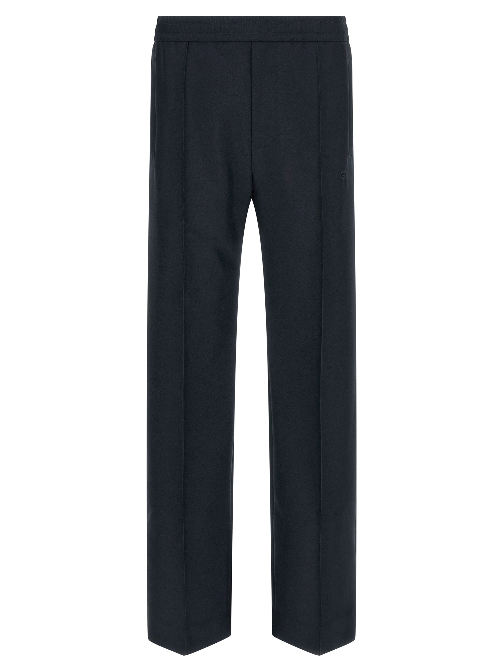 Gucci Blue Polyester Casual Pants