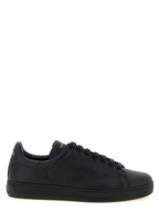 Tom Ford Black Leather Low Top Sneakers