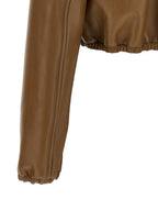 Gucci Beige Lamb Leather Leather Jacket