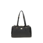 Dolce & Gabbana Sort Kalveskind Bos Taurus Skuldertaske