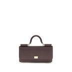 Dolce & Gabbana Brun Kalveskind Bos Taurus Skuldertaske