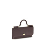 Dolce & Gabbana Brun Kalveskind Bos Taurus Skuldertaske
