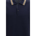 Ferragamo blå bomulds-polotrøje