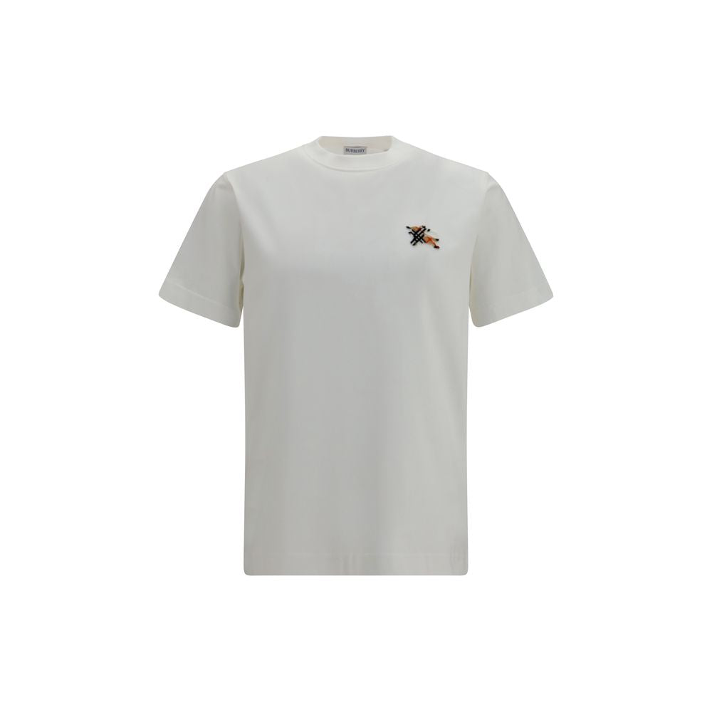 Burberry Hvid Bomulds-T-shirt