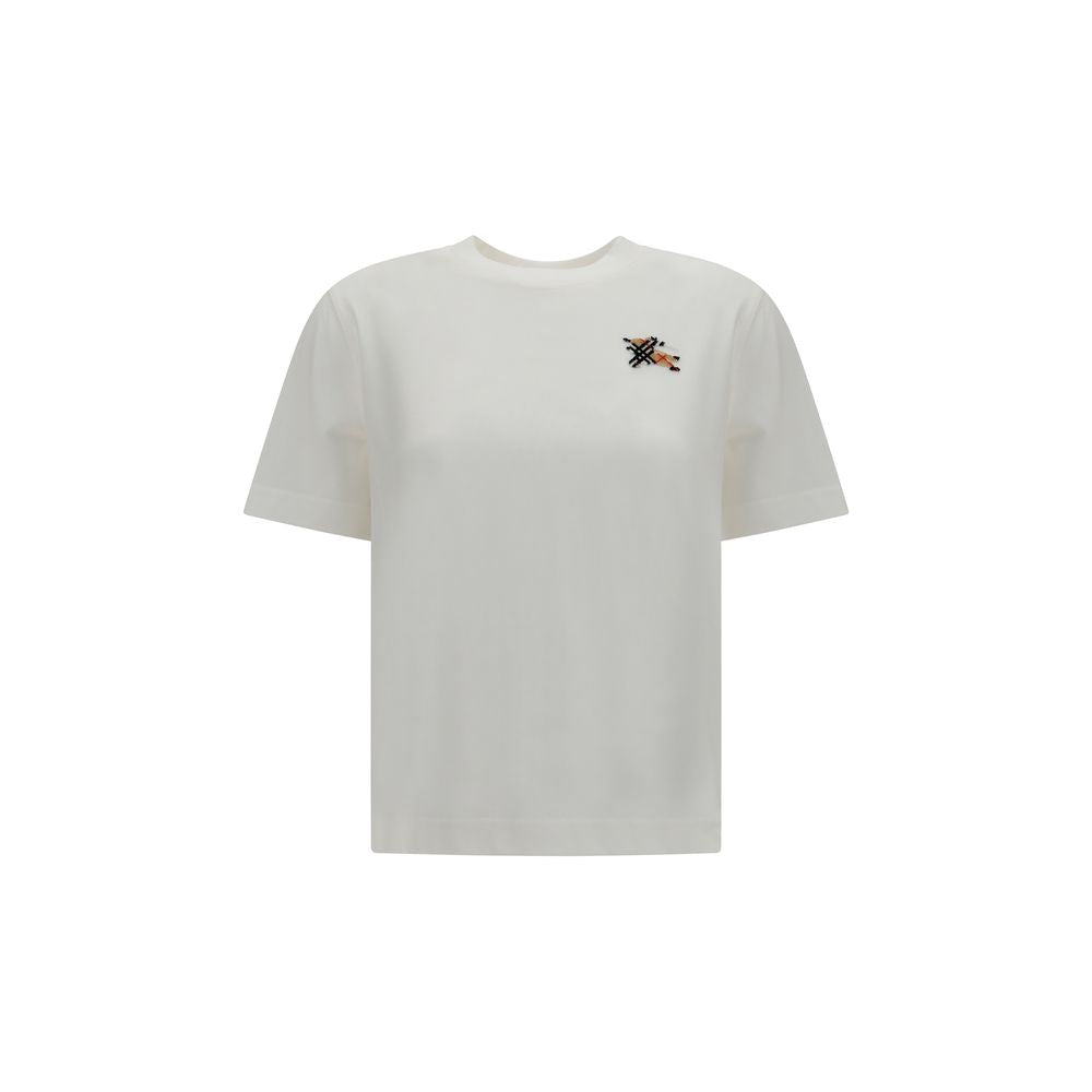 Burberry Hvid Bomulds T-shirt