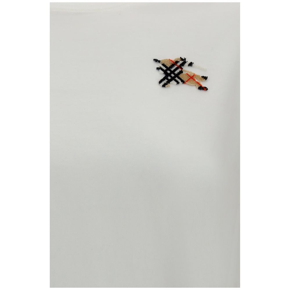 Burberry Hvid Bomulds T-shirt