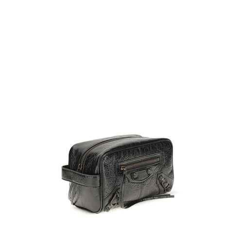 Balenciaga Czarny Portfel Ze Skóry Jagnięcej Ovis Aries