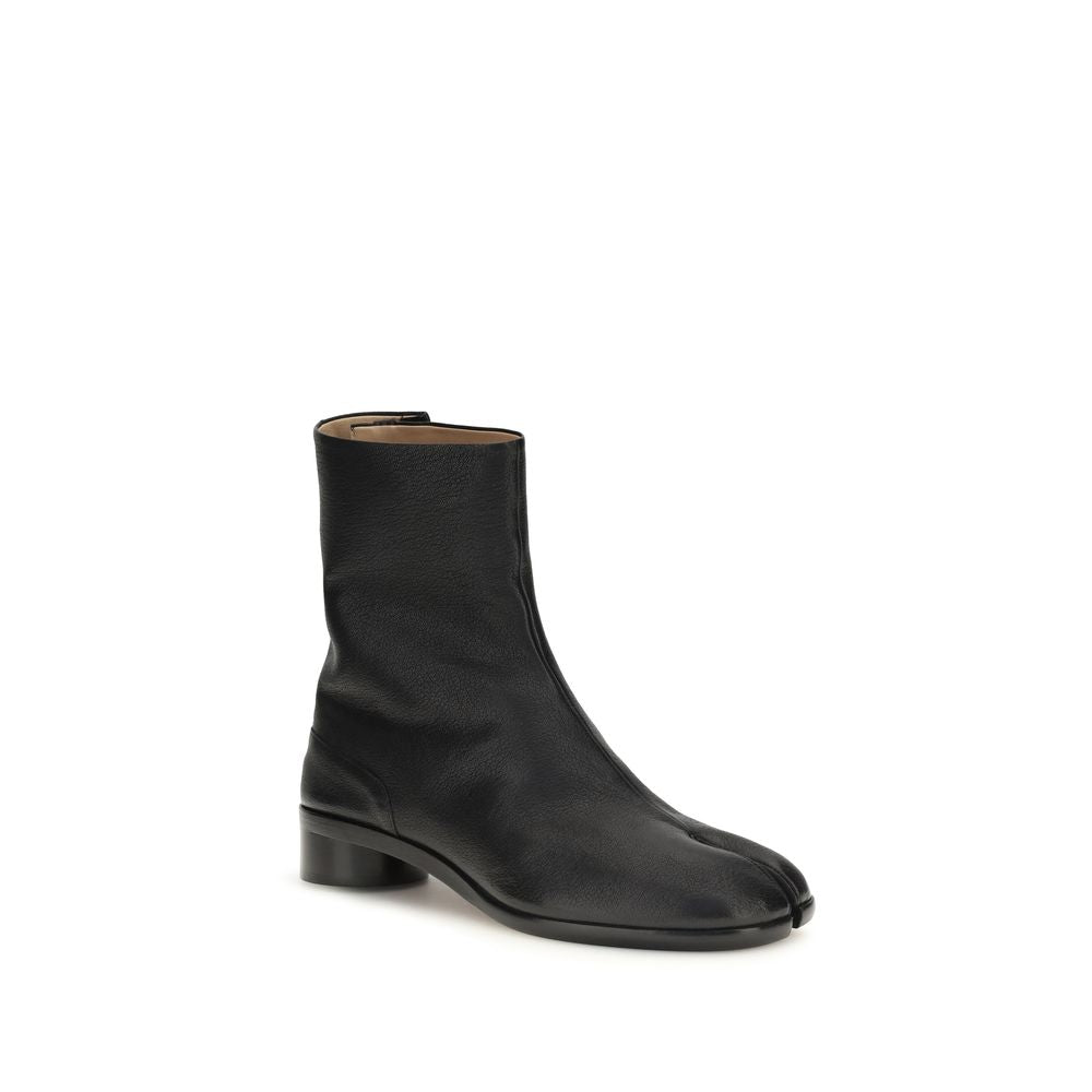 Maison Margiela sorte kalveskindsankelstøvler
