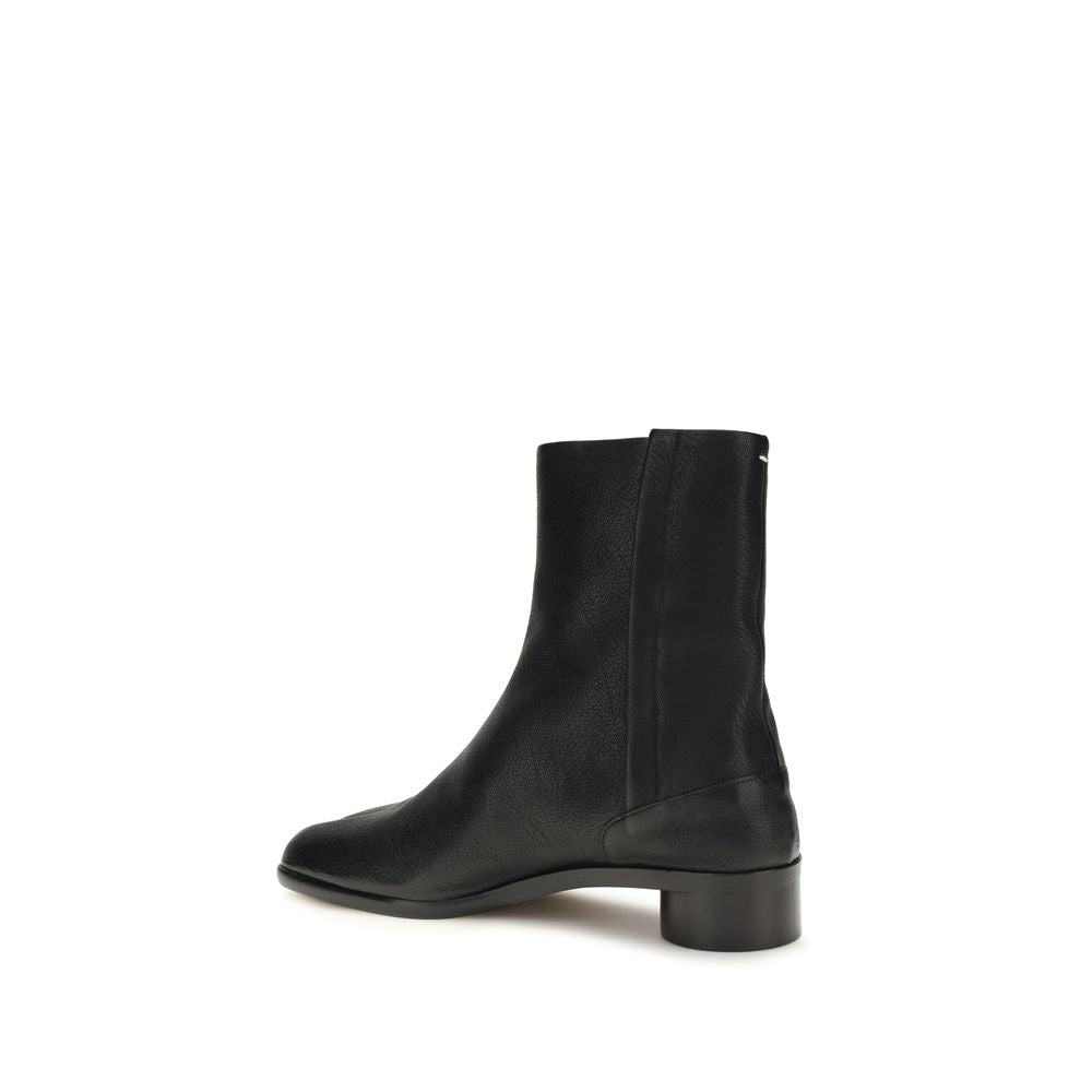 Maison Margiela sorte kalveskindsankelstøvler