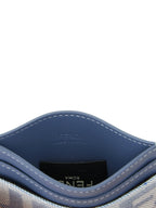 Fendi Blue Cotton Cardholder