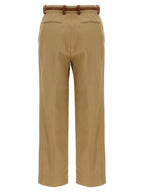 Gucci Beige Cotton Casual Pants