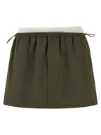 Alexander Wang Bicolor Cotton Long Skirt