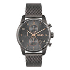 Hugo Boss Gray Stainless Steel Dress Watch
