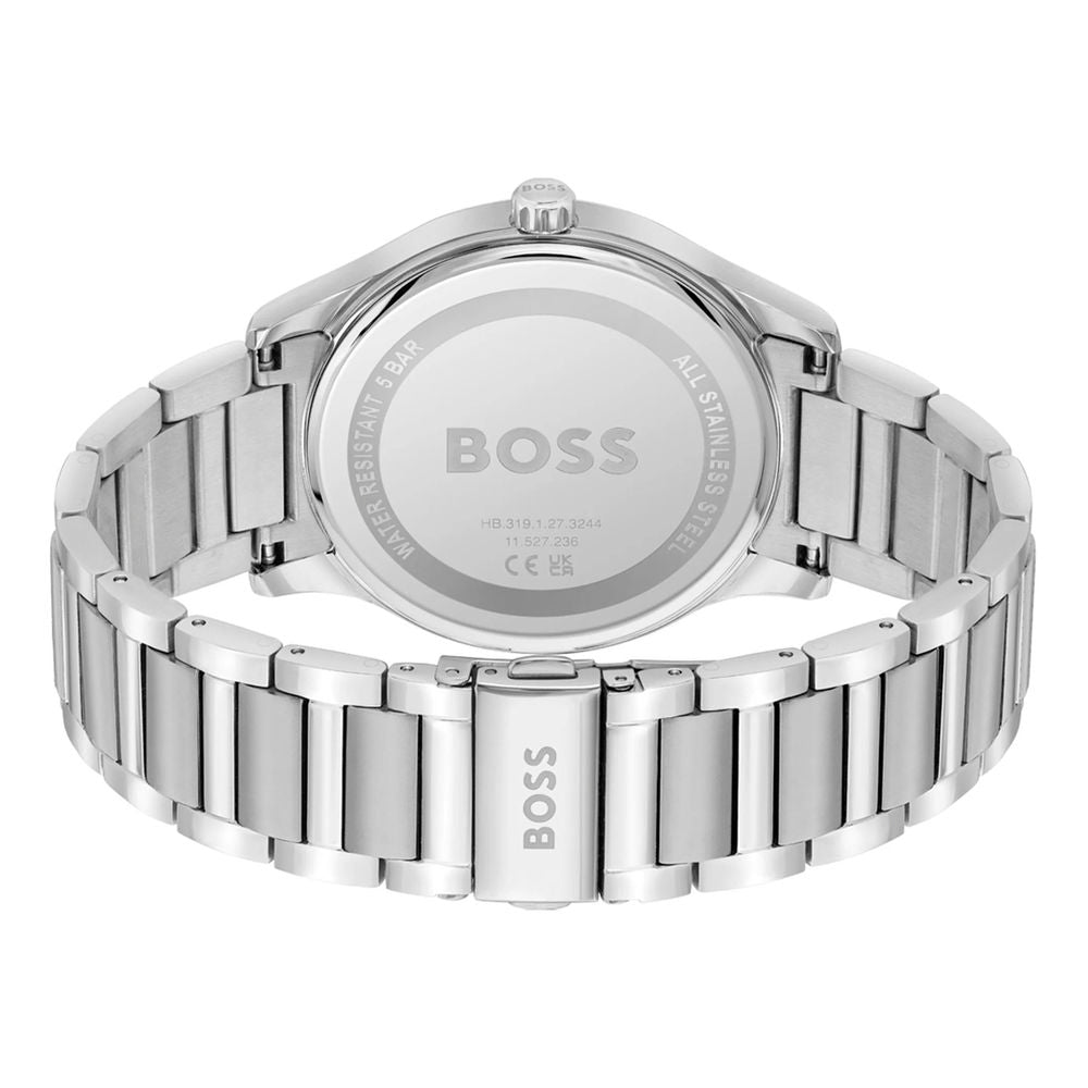 Hugo Boss Szary Zegarek Wizytowy ze Stali Nierdzewnej