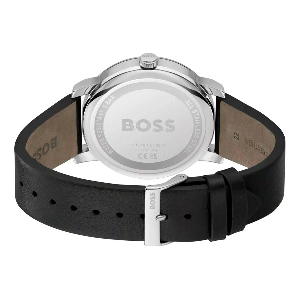 Hugo Boss Black Leather Dress Watch