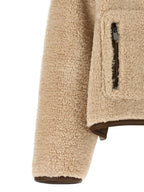 PINKO Beige Polyester Full-Length Jacket