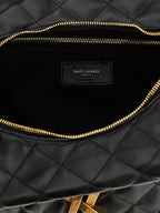 Saint Laurent Black Lamb Leather Shoulder Bag
