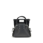 Maison Margiela Black Calf Leather Bos Taurus Shoulder Bag