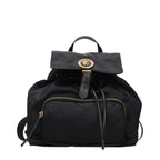 Versace Black Fabric Backpack