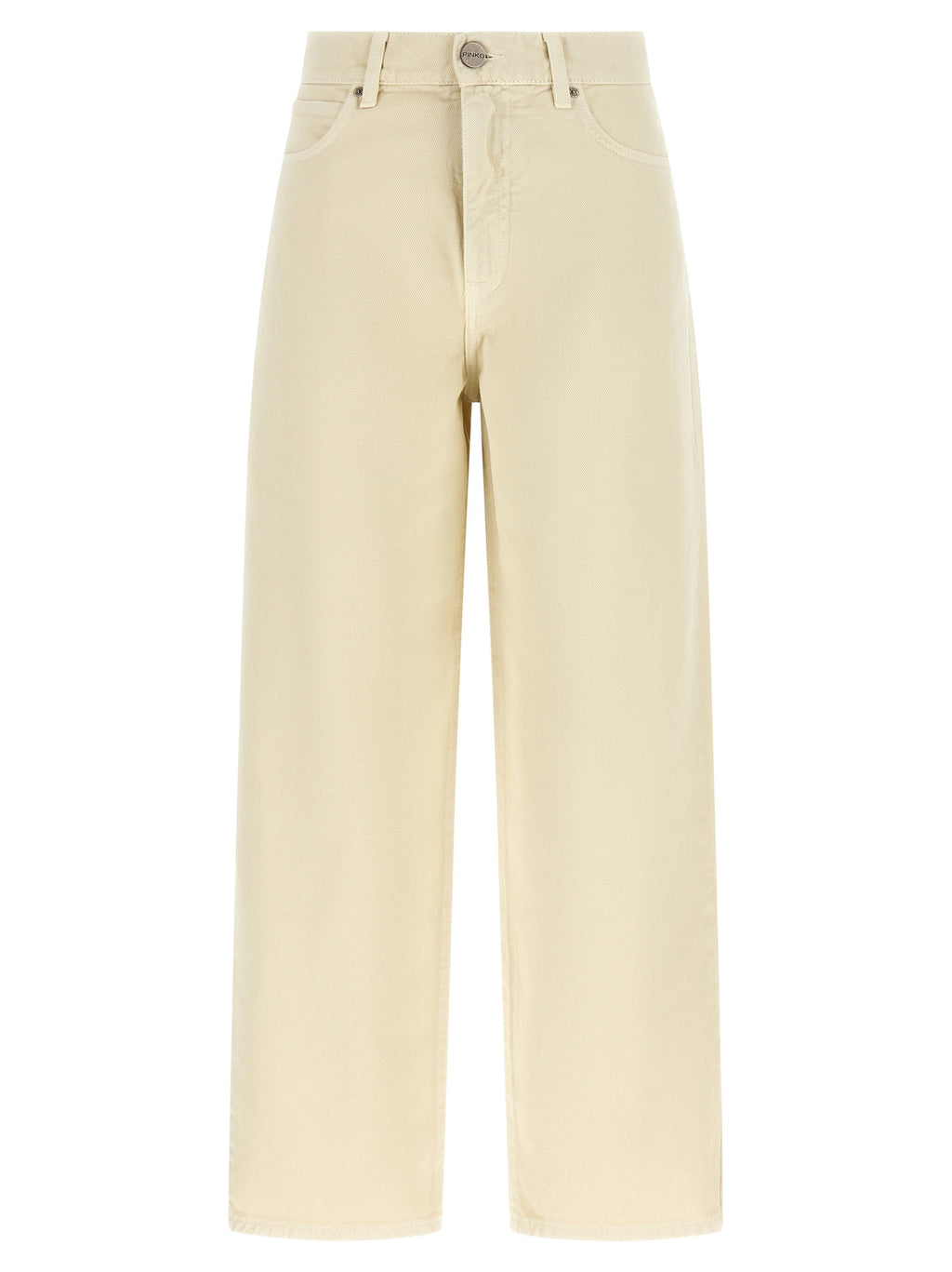 PINKO Beige Cotton Jeans Denim