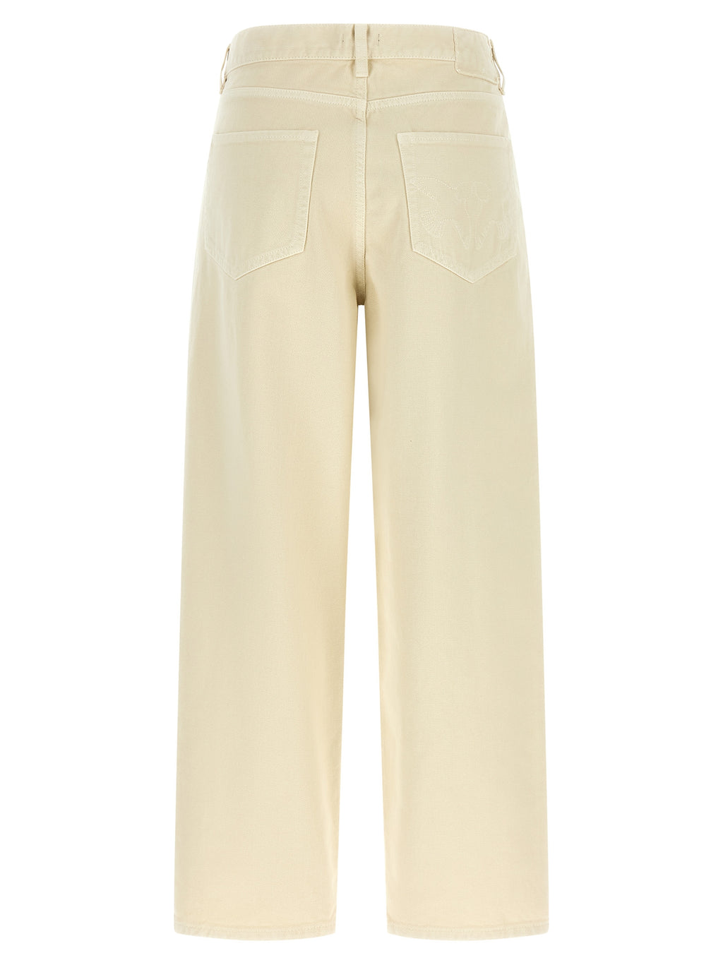 PINKO Beige Cotton Jeans Denim