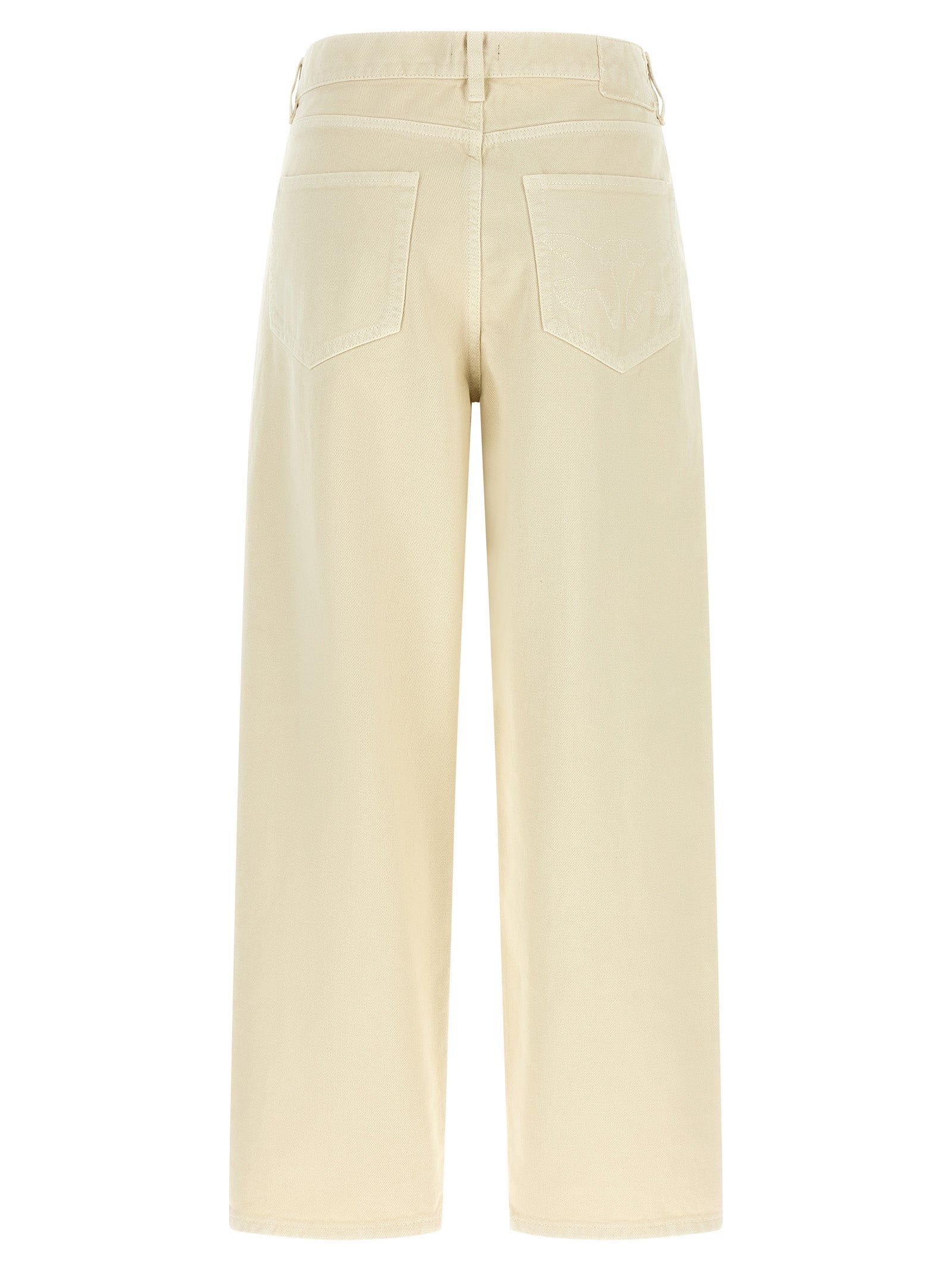 PINKO Beige Cotton Jeans Denim